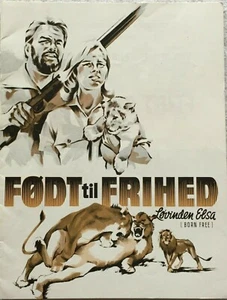 Born Free Virginia McKenna Bill Travers Geoffrey K 1966 Vintage Danish Movie ... - Bild 1 von 7