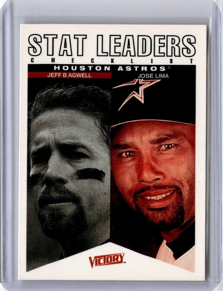 2000 Victory Jeff Bagwell Jose Lima Baseball Card Houston Astros #23 - Image 1 of 2