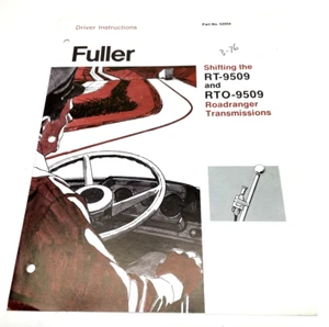 Folleto de cambio de transmisión de camión pesado Fuller RT9509, RTO9509, 9 velocidades - Imagen 1 de 5