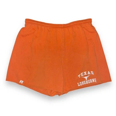 90s VTG UT Texas Longhorns Russell Athletics Shorts Men’s Sz XL Orange - Image 1 of 4
