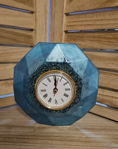 Blue Desk Clock Cover
