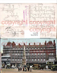467371,England London Charing Cross Station and Hotel - Picture 1 of 1