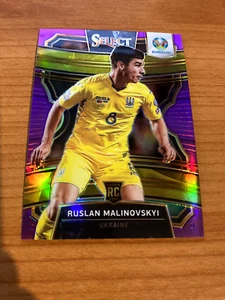 2020 Panini Select Euro Terrace RUSLAN MALINOVSKYI Ukraine Purple Prizm # 45/79 - Picture 1 of 1