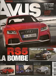 AVUS 2 AUDI TT ROADSTER A6 2.0 TDI 170 QUATTRO 1980 RS2 RS6 A3 CABRIOLET 1.6 TDI - Imagen 1 de 3