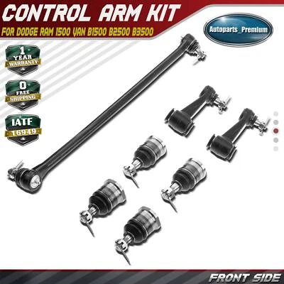 7x Idler Arm & Drag Link Ball Joint Kit for Dodge Ram 1500 Van B1500 B2500 B3500 - Image 1 of 4