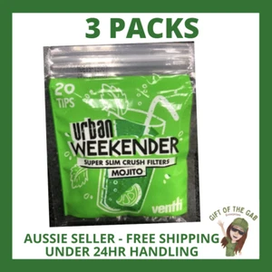Ventti Super Slim Crush Mojito Flavoured x 3 Packs ~ - Picture 1 of 1