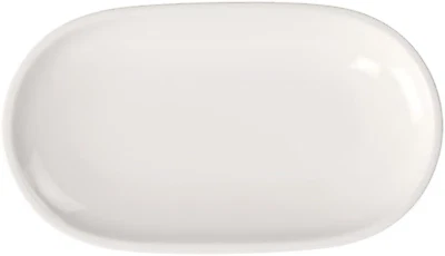 Artesano Original Pickle Dish/Cheese Tray, 11 In, Premium Porcelain, White - Image 1 of 4