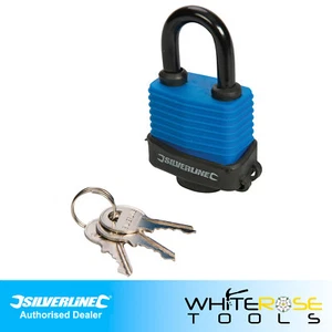 Silverline Weather-Resistant Padlock 48mm 196551 - Picture 1 of 4