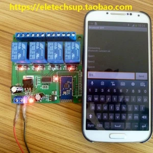 12V 4Ch Bluetooth Relay Android Mobile Remote control Switch for Motor LED Light - Picture 1 of 7