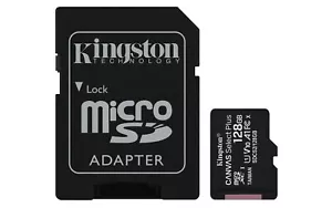32GB 64GB 128GB Class 10 SDXC Pamięć i adapter telefonu Kingston Karta micro SD - Zdjęcie 1 z 7