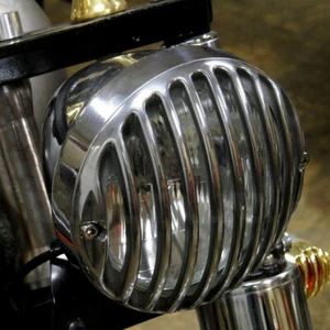 Faro de bombilla redonda retro personalizado 4,5 para motocicleta Harley Dyna Bobber Chopper - Imagen 1 de 12