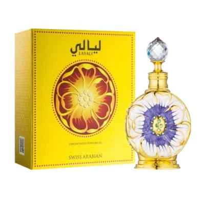 Layali | Concentrated Perfume Oil 15ml | Unisex Fragrance by Swiss Arabian