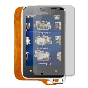 Skinomi Light Wood Phone Skin+Screen Protector for Sony Ericsson Xperia Active