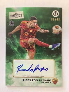 TOPPS UCC IMPACT 2024 AUTO RICCARDO PAGANO ROMA 09/99 - Imagen 1 de 2