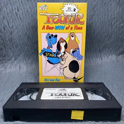 Foofur A Bow-WOW of a Time! VHS Tape 1986 Children’s Animated Kids’ Cartoon Vide - Image 1 of 4