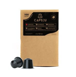 100 Pack, Intense Flavored Cremosa Espresso Capsules Pods - Nespresso Compatible - Picture 1 of 4