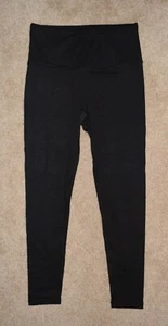 New Womens PrAna Pants Medium Black Layna 7/8 High Rise Leggings Yoga Running - Picture 1 of 3