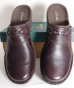 Clarks Mujer Sin Cordones Serie Diva Marrón Talla 8M 83642 NUEVO en Caja Cuero Top - Imagen 1 de 4