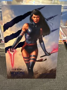 2023 Fleer Ultra Wolverine Blue Foil #’d /181 Psylocke #23 - Picture 1 of 2