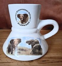 Protect Endangered Species Elephant Wildlife Animal No Slip Coffee Tea Mug