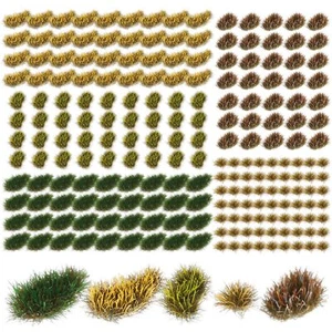 288 Pcs Static Grass Tuft Flower Cluster Vegetation Groups Self Adhesive Arti... - Picture 1 of 6