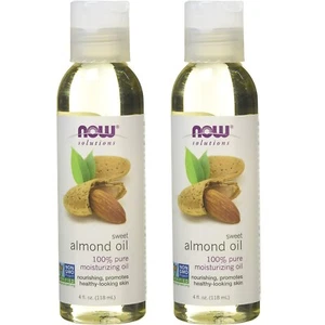 Pure Almond Oil Sweet Carrier Oil Skin Hair Nails Cuticle Body Massage 2 x 118ml - Picture 1 of 3