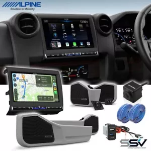 Alpine Premium Audio Kit to suit LandCruiser 79 Series Dual Cab / 76 Station Wag - Picture 1 of 6