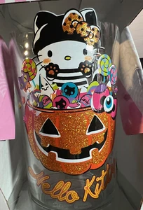 Sanrio - Hello Kitty Halloween Glas - 16oz - Neu im Karton - Bild 1 von 6