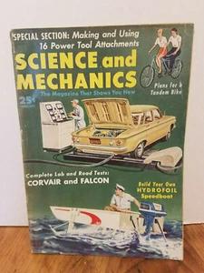 VTG Science and Mechanics Magazine Feb 1960 Corvair & Falcon Lab & Road test BX6 - Imagen 1 de 4