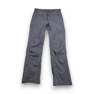 Prana Halle Hose Damen 4 grau Nylon Wandern Arbeitshose schnelltrocknend - Bild 1 von 8