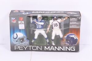 Peyton Manning Mcfarlane Indianapolis Colts/ Denver Broncos 2 Pack Boxset HTF