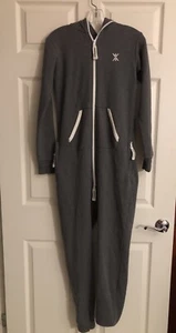 The Norwegian Original OnePiece Zip Jumpsuit Gray Hooded Pockets Long Sleeve XXS - Picture 1 of 3