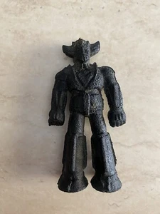 Robot in gomma dura Goldrake Ufo Robot Fabianplastica nero 8 cm da collezione - Imagen 1 de 7