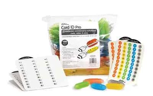Dotz Cord ID Pro Cordon et Système d'identification de câble, Sac de 100 pièces, Assortiment... - Photo 1/2
