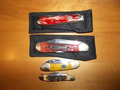 Lote Mixto De 4 Cuchillos, Steel Warrior,Schrade,Uncle Lucky, Calibre Foto 1 de 3