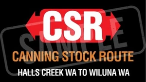 Canning Stock route version 1 Magnet - Black - Picture 1 of 1