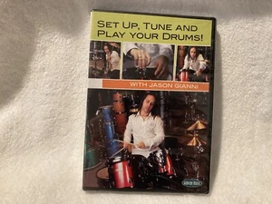 Set Up, Tune & Play Your Drums DVD 2008 Jason Gianni Hal Leonard NEW Unopened - Picture 1 of 2