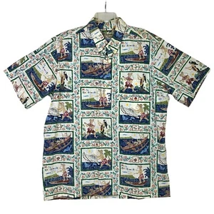 Reyn Spooner Mele Kalikimaka Hawaiian Shirt XXL Christmas Santa Hula Girl RARE - Picture 1 of 10