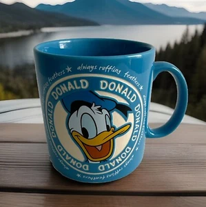 Disney Mug Donald Duck Always Ruffling Feathers Blue Ceramic Large Capacity - Bild 1 von 6