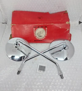 Espejo retrovisor original Honda CB175 CB250 CB350 XL175 XL250 SL350 CB125 10 mm - Imagen 1 de 8