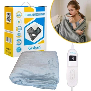 Heizdecke Wärmeunterbett 180 x 130 cm Abschaltautomatik Kuschelheizdecke Gesberg - Bild 1 von 10