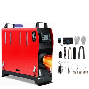 12V 8KW Diesel Standheizung Luftheizung LCD Schalldämpfer Auto Air Heater LKW DE - Bild 1 von 11