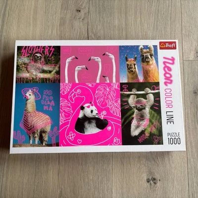 Treff New Color Line Puzzle 1000 , vollständig , top Zustand  - Bild 1 von 3