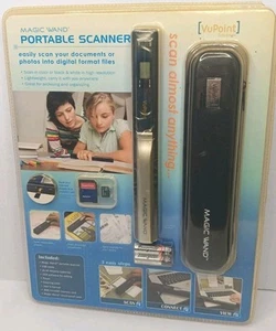 VuPoint Magic Wand PDS-ST410-VP Portable Scanner New Sealed W/ 4GB SD Card - Picture 1 of 10