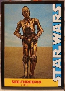 1977 Star Wars Wonder Bread C-3PO #7 NM/MT Anthony Daniels Vintage See-Threepio - Picture 1 of 2