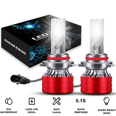 Kit de faros LED 6000K blanco brillante bombilla de haz alto para Nissan Cabstar 2015-2016 Foto 1 de 4