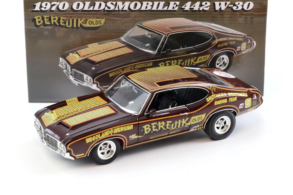 1:18 ACME 1970 OLDSMOBILE 442 W-30 BEREJIK OLDS Marrone - Immagine 1 di 4