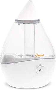 Ultrasonic Teardrop Humidifier for Baby, Cool Mist, Auto Shut Off, Adjustable Hu - Picture 1 of 10