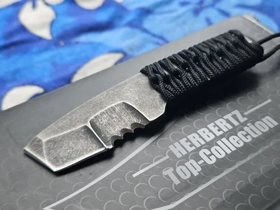 C. Jul Herbertz 🇩🇪 Top Collection Full-tang 440Steel Stonewash Parachute Knife - Image 1 of 4