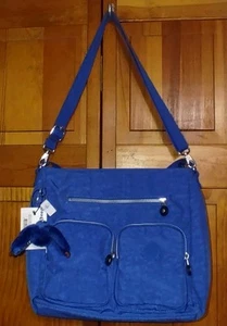 NWT Kipling Tasmo- Sailor Blue Crossbody Bag - Picture 1 of 9